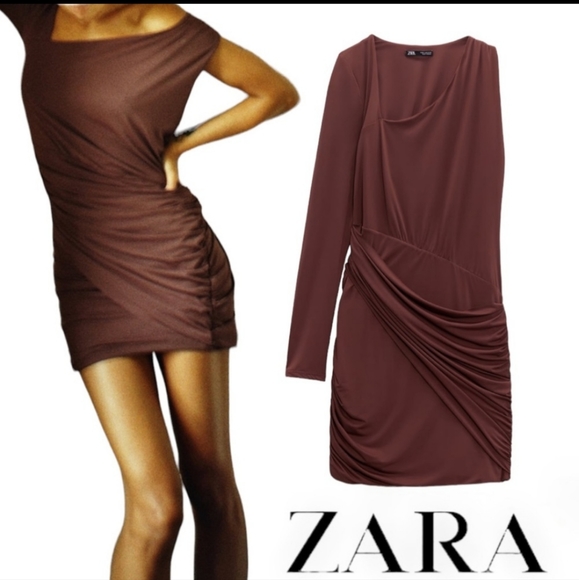 🆕️ Zara Asymmetric Cut-Out Dress - Picture 2 of 6